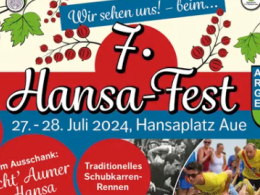 Sponsoring Hansa-Fest in Durlach-Aue im Juli 2024